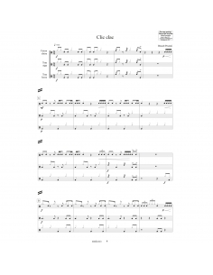 "Mix-âges" by Benoît Pesenti, collection of 3 pieces for ensembles. 2