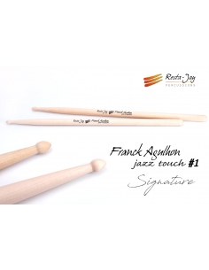 Baguettes de caisse-claire batterie - Jazz Touch 1 Signature Franck Agulhon - Erable - Resta-Jay perucssions
