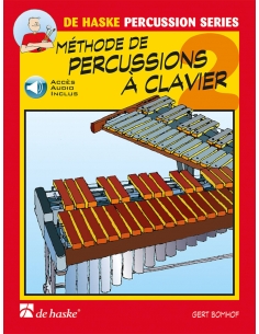 Méthode de percussions à clavier volume 2 - Gert BOMHOF, collection De Haske Percussion Series.