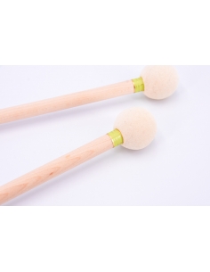 Baguettes multi-toms feutre - medium dur 2