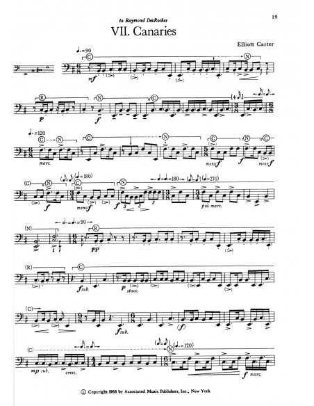 Eight Pieces for four timpani - Elliott CARTER