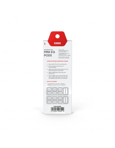 MINI EQ Pods - gels atténuateurs d'harmoniques - EVANS