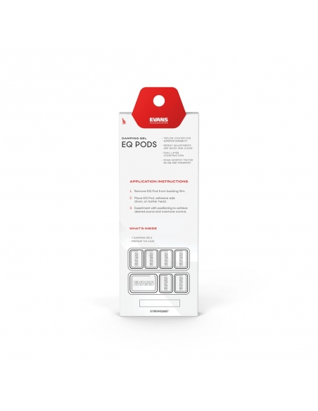EQ Pods - dampening gels - EVANS